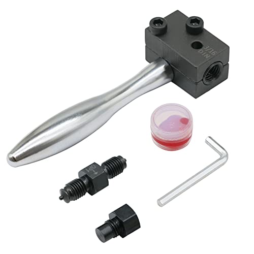 CHGJ DIN 3/16" bördelgerät bremsleitung, Hand Tube Flaring Tool für Auto Reparatur Bremsleitungen (4.75mm)