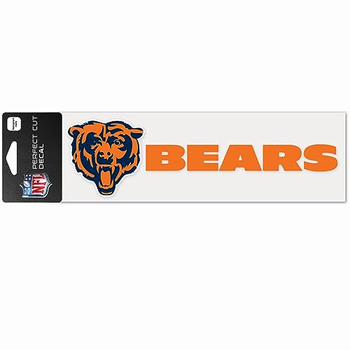 WinCraft NFL Chicago Bears WCR48891014 Perfect Cut Aufkleber, 7,6 x 25,4 cm