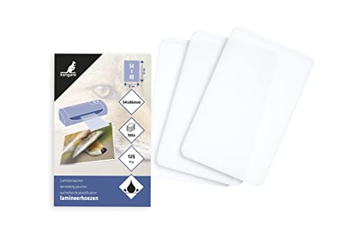 Laminierfolie Kangaro 54x86mm 54x86mm 125 micron 100 Blatt
