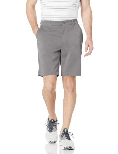 Amazon Essentials Herren Stretch-Golfshorts in klassischer Passform (erhältlich in Übergröße), Grau, 34W