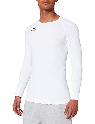 Erima Unisex Athletic Longsleeve 2.0 FunktionsUnterwäsche, Weiß, XL EU