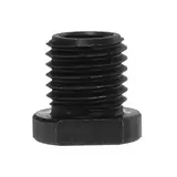 QUARKZMAN M10 Female auf M16 Male Adapter Polierer Adapter Verbindung Drehwerkzeug Anbaugerät Gewindeadapter Konvertierungswerkzeug für Diamant-Kernbohrer Polierscheibe Rad, Schwarz