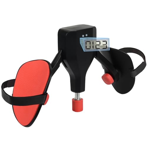 Oberschenkeltrainer Beckenbodentrainer für Männer, Beckenboden Trainingsgerät für Zuhause, Kegel Beckenbodenmuskeltrainer mit Zählung, Beintrainer Muskelaufbau (A)