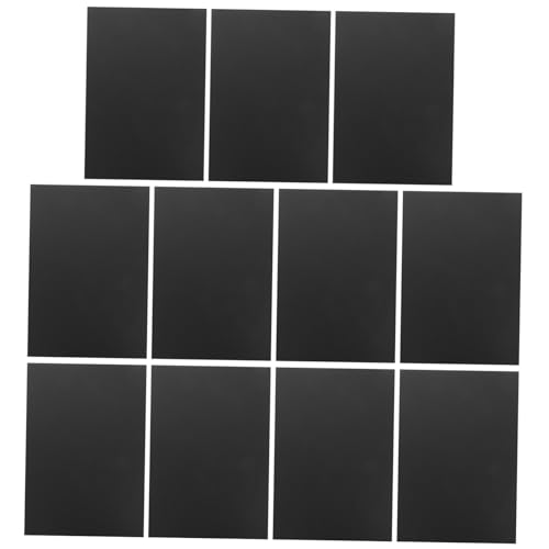 Gogogmee 50 Blatt Schwarzes Karton Zeichenpapier Schwarzer Karton Schwarzes A4 Papier Schwarzes Papier A4 Blanko Grußpapier Schwarzer Karton Schwarzes A4 Kartenpapier Für Grußkarten