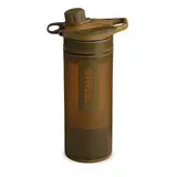 GRAYL GeoPress 710ml Outdoor Wasserfilter Trinkwasser I Eliminiert 99,99% aller Bakterien und Viren I Perfekt für Camping, Survival und Reisen (Coyote Brown)