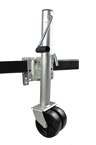 MaxxHaul 70149 11–1/5,1 cm Lift Swing Rückseite Trailer Jack mit Dual Räder – 1500 LBS. Kapazität