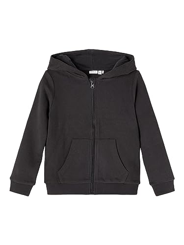 NAME IT Mädchen Hoodie aus Bio-Baumwolle Black 146-152