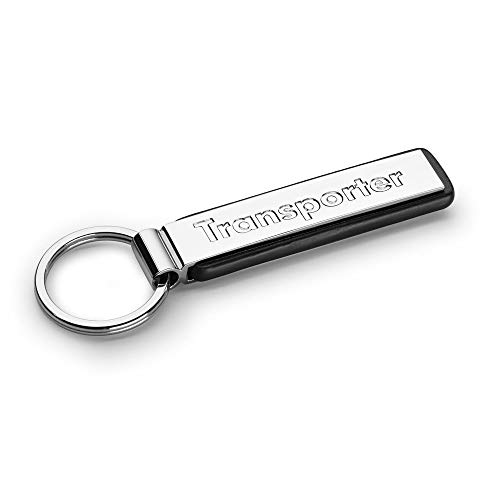Volkswagen 000087010APYCC Schlüsselanhänger Transporter Schriftzug Keyring Metall Anhänger, Silber
