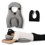 Biudxbo Massage Kopfstütze Für Bett, Nach Der Augen-Operation Recovery Pillow Gesichtskissen Zum Schlafen Für Zuhause Für Zuhause,BBL Erholungsausrüstung,Netzhautvitrektomie Massagekissen Kopf Loch