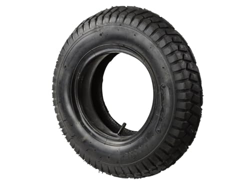 BSD Robuster 4.00-8-Reifen mit verstecktem Schlauch – Tragkraft 120 kg, 6PR, max. Druck 1,7 bar, ideal für Transport und Gartenarbeit