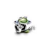 PANDORA Moments Kletternder Frosch Charm aus Sterling Silber, Kompatibel Moments Armbändern, 7793342C01