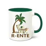 Ruhestand Geschenke: Lustige R-ENTE Tasse mit Spruch - Ich bin in Rente Ich muss gar nichts - Abschiedsgeschenk zum Renteneintritt für Männer, Frauen, Kollegen und Rentner