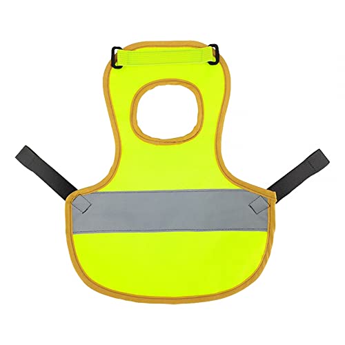 DONGKER Huhn Weste, Wasserdicht Hühnersattel Warnweste für Hennen, Pet Reflective Vest, Einstellbar Henne Kleidung Geflügel Schürze Sattel für Haustiere-Schutzfeder für Huhn Und Ente