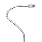 kalb Material für Möbel LED Bettleuchte Leseleuchte Bettlampe Flexleuchte chrom silbergrau Touch Schalt, Farbe:silbergrau/alu eloxiert, Größe:1er Set