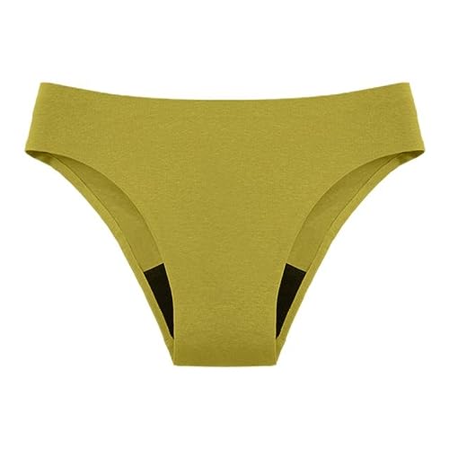 Sexy Unterwäsche Durchsichtig Damen für Damen, auslaufsicher, lagige Menstruationsunterwäsche, Mesh-Unterwäsche mit hohem Durchfluss, schnelle Wasseraufnahme, Unterwäsche / (Green, L)