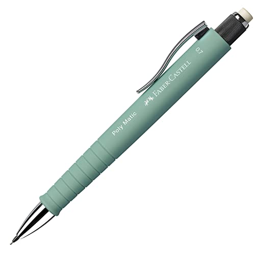 FABER-CASTELL 133365 - Druckbleistift Poly Matic 0.7 mm, mintgrün, 1 Stück