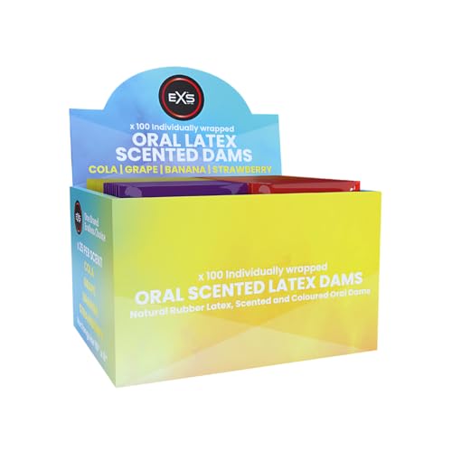 EXS | Lecktücher | Oral Dam | Latex-Schutztücher | Intimpflege Damen | Mehr Sicherheit und Vergnügen | Cola | 10er-Pack