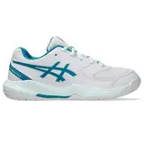 Asics Gel-Dedicate 8 GS Sneaker, Black Tuna Blue, 40 EU