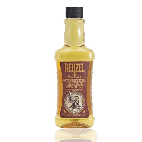 Reuzel - Grooming Tonic For Men - Low Shine - Water Based - Adds Volume w/o Weighing Hair Down - Protects From Heat Damage - 852578006058 , 11.83 oz / 350 ml (1er Pack)