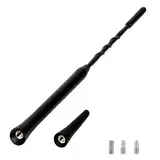 Autoradio Antenne,Autoantenne Kurz Universal 23.5cm + 6.5cm Autoantenne Dachantenne für Optimalen AM/FM-Empfang mit M4, M5, M6 Superkompatibilität