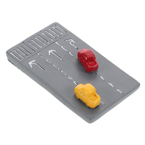 ABOOFAN Straßenmodell aus Resin für Sandtisch Verkehrsinfrastruktur Straßenmarkierungen für Psychologische Beratung und Kreative Spielzeitgestaltung