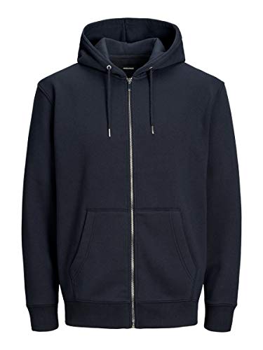Jack & Jones NOS Herren JJESOFT SWEAT ZIP HOOD NOOS Sweatjacke,, per pack Blau (Navy Blazer Fit: Relaxed), Medium (Herstellergröße: M)