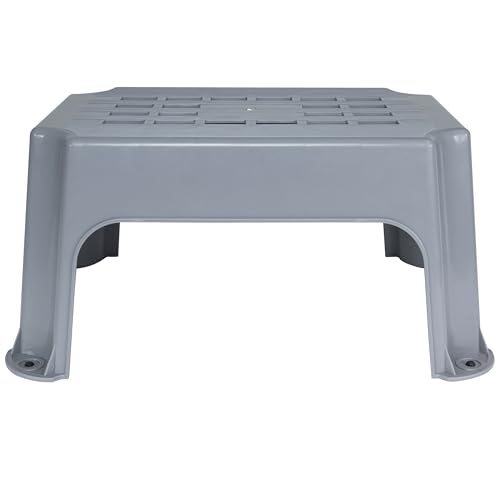 Caravan Trittstufe 50x34x23 cm aus Kunststoff bis zu 150kg belastbar mit Anti-Rutsch-Trittfläche Einstiegshilfe Einzeltritt Faltbar Wohnwagen Wohnmobil Fußbank Trittleiter