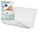 allsana Allergiker Kissenbezug 80x80 cm | Allergie Bettwäsche | Anti Milben Encasing | Milbenschutz für Hausstauballergiker | allergendichter Zwischenbezug für das Kopfkissen | TÜV geprüft