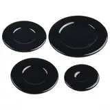 Gasherd-Brennerkappe, 4 Stück, 55 mm/75 mm/100 mm, verdicktes Herdhut-Set, Herddeckel, Kochfeld-Brennerkappe für die meisten Gasherd-Brenner (konkav)