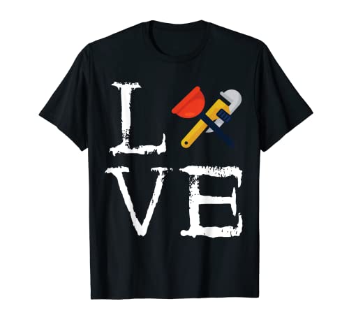 Klempner Rohrzange Sanitärunternehmer Toilettenkolben T-Shirt