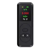 Oniissy 0 96 Zoll TFT Display Geigerzähler für nukleare Strahlungserkennung, 1 x TFT Display Bildschirm G-M Zählrohr Strahlungsdetektor Dreifach-Alarmfunktion (schwarz)