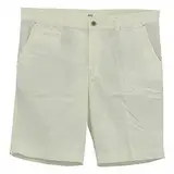 Brax, Biella Chino, Herren Kurze Jeans Shorts Bermudas Gabardine White D 25 W 36