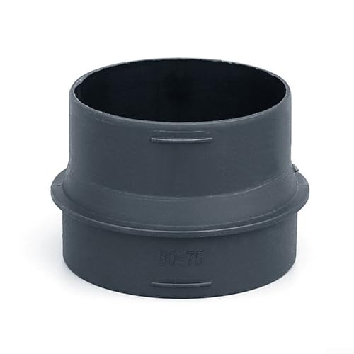 Eawfgtuw 80 mm auf 75 mm Rohr-Reduzierstück, Adapter, Konverter für Heizung, Klimaanlagenteile, Kunststoff, allgemeine Passform, Auto, LKW, Befestigung an Luftauslässen