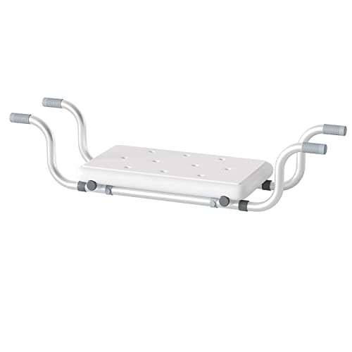 Sonnewelt Badewannensitz 72x22.5x19CM Badewannensitzbank Tragkraft 136kgs Sitzbrett für Wanne Generisch Wannensitz Schemel Geeignet für das Badezimmer zu Hause