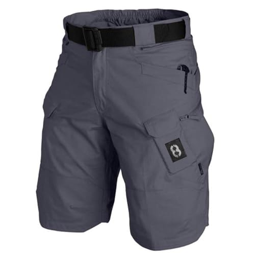 MOKBAY Herren Kurze Hose Arbeitsshorts Tactical Cargoshorts Cargo Arbeitshose Acquisti Online Schwarz mit Taschen Cargo Shorts 3/4 Große Größen Leichte Outdoor Herren Bermuda 3XL