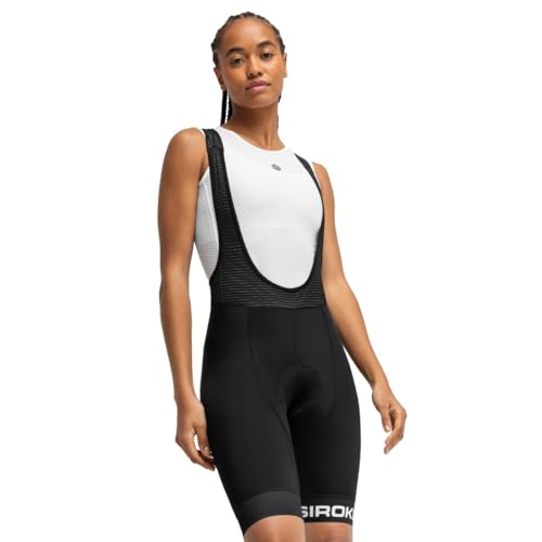 SIROKO - Fahrrad-Trägerhose für Damen Brabant - M - Schwarz