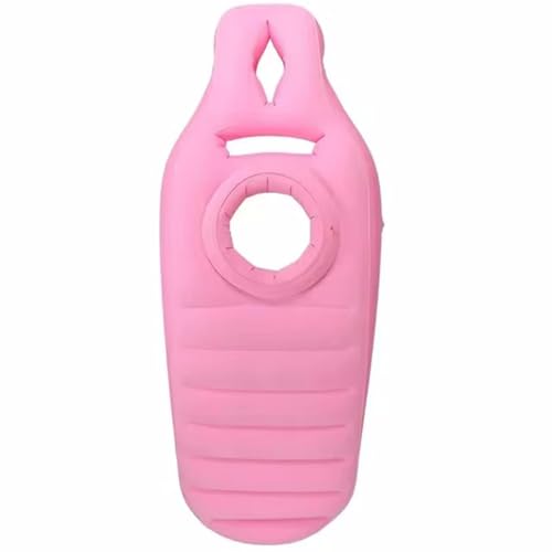 Yogamatte Für Schwangere, Bequeme, Beflockte, Aufblasbare PVC-Matratze Mit Loch, Bequemes Ganzkörperkissen, Schwangerschaftskissen Zum Schlafen,Pink