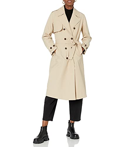 The Drop Noa Trenchcoat für Damen, Hummus, Größe XXL Große Größen