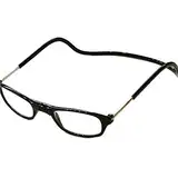 Herren Damen Lesebrille Magnet trennbar schwarz klassische Form und Farben leicht Federbügel Matt Look (1.0, Schwarz)