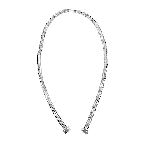CAXUSD 1Stück Adapter Flexibler Einlassrohrschlauch für Langlebig und Rostfrei für Sichere Wasserversorgung