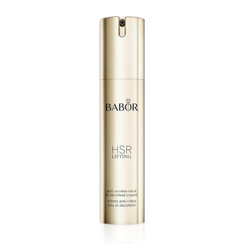 BABOR HSR LIFTING Neck und Décolleté Cream, Anti-Aging Creme für Nacken und Dekolleté, Mit Sheabutter und Panthenol, 1 x 50ml