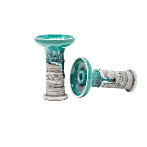 Hookain Lit Lip XL - Shisha Phunnel - Großes Tabakdepot, optimiertes Hitze-Management, dichte Rauchentwicklung, langlebiges Material - (Cool Water)