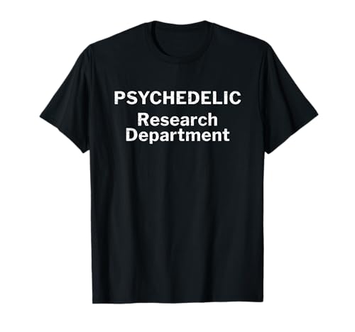 Psychedelische Forschungsabteilung Lustiger verblasster Grunge T-Shirt