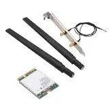 Remingtape 1730 Mbit/S für Dual Band Drahtlos AC 9560 Desktop Kit Bluetooth 5.0 802.11Ac M.2 CNVI 9560NGW WiFi Karte mit Antenne