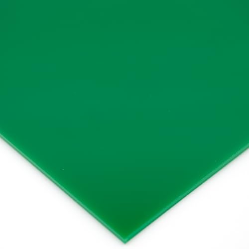EH Design Acrylglas Platte – Grüne Zuschnitte nach Maß (250x250x3mm) – UV-beständig & Wetterfest – 7x Bruchfester als Glas – Für DIY, Möbel & Lampen – Made in DE