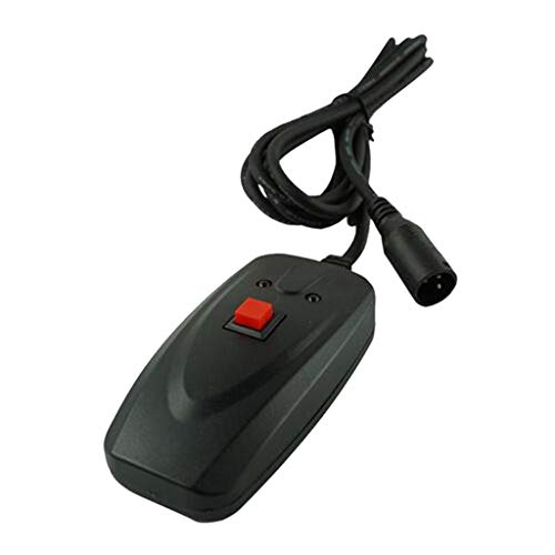 perfeclan Remote Control Tragbare 3Pins Für 400w 900w 1500w Nebelmaschine, für Halloween, Weihnachten, Hochzeitsfeiern, Bühnenauftritte, Schwarz