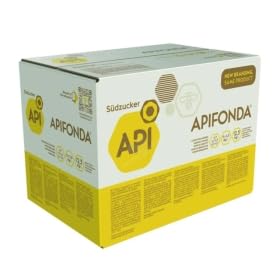 Apifonda Südzucker Bienenfutter 5x2,5kg Beutel im Karton - Futterteig Bienen - Imkereibedarf -Bienenfutterteig - Bienenfutter Sirup -