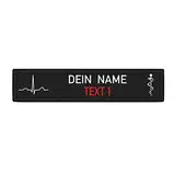 Copytec QRS Komplex Patch Herzlinie Feuerwehr personalisierbar Bundeswehr #39272