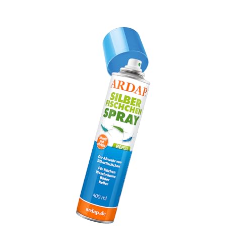 ARDAP Repell Silberfisch Spray 400ml - Mittel gegen Silberfische - Silberfische Spray - Silberfischspray - Silberfischchen - Spray gegen Silberfische - Wirkt schnell & effektiv (PT19)