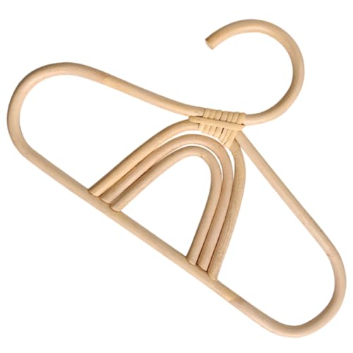 Mobestech Kleiderbügel aus Rattan für Kleinkinder Handgefertigter Sicherer und Praktischer Kleiderbügel für Kinderbekleidung für Babykleidungsgeschäfte und